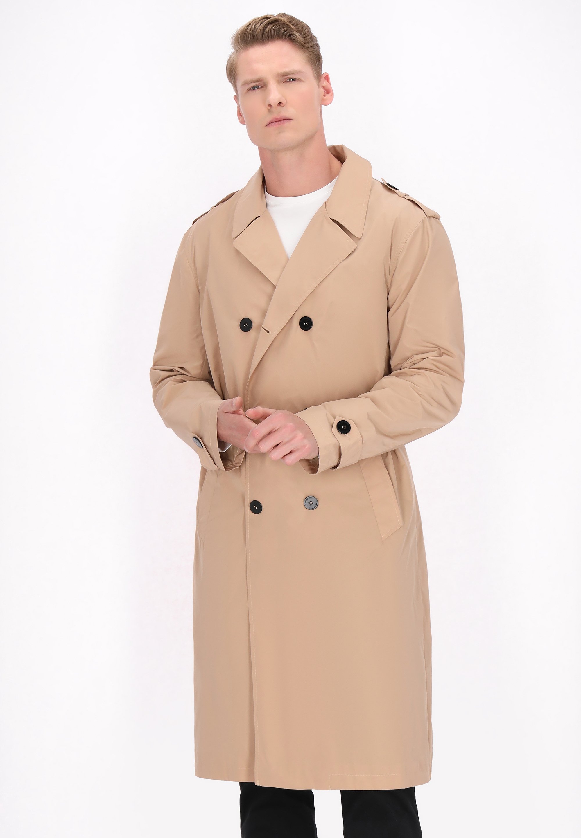DreiMaster Trenchcoat beige/beige-meliert