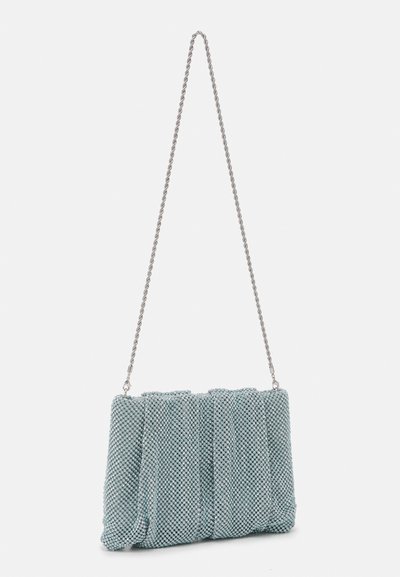 Loeffler Randall CRYSTAL GATHERED FLAT - Carteira de mão - blue