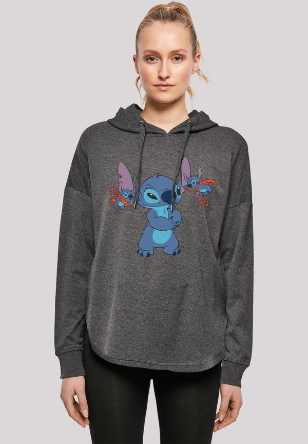 DISNEY LILO UND STITCH LITTLE DEVILS - Kapuzenpullover - charcoal