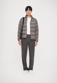 Armani Exchange TROUSER - Tygbyxor - dark gull gray