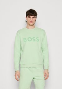BOSS Športni pulover - open green fortyeight