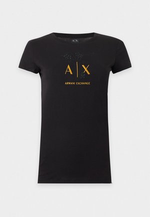 Armani Exchange, Обикновена тениска - black
