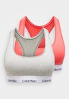 BRALETTE ICON COTTON MODAL 2 PACK - Topp - punch pink/grey heather
