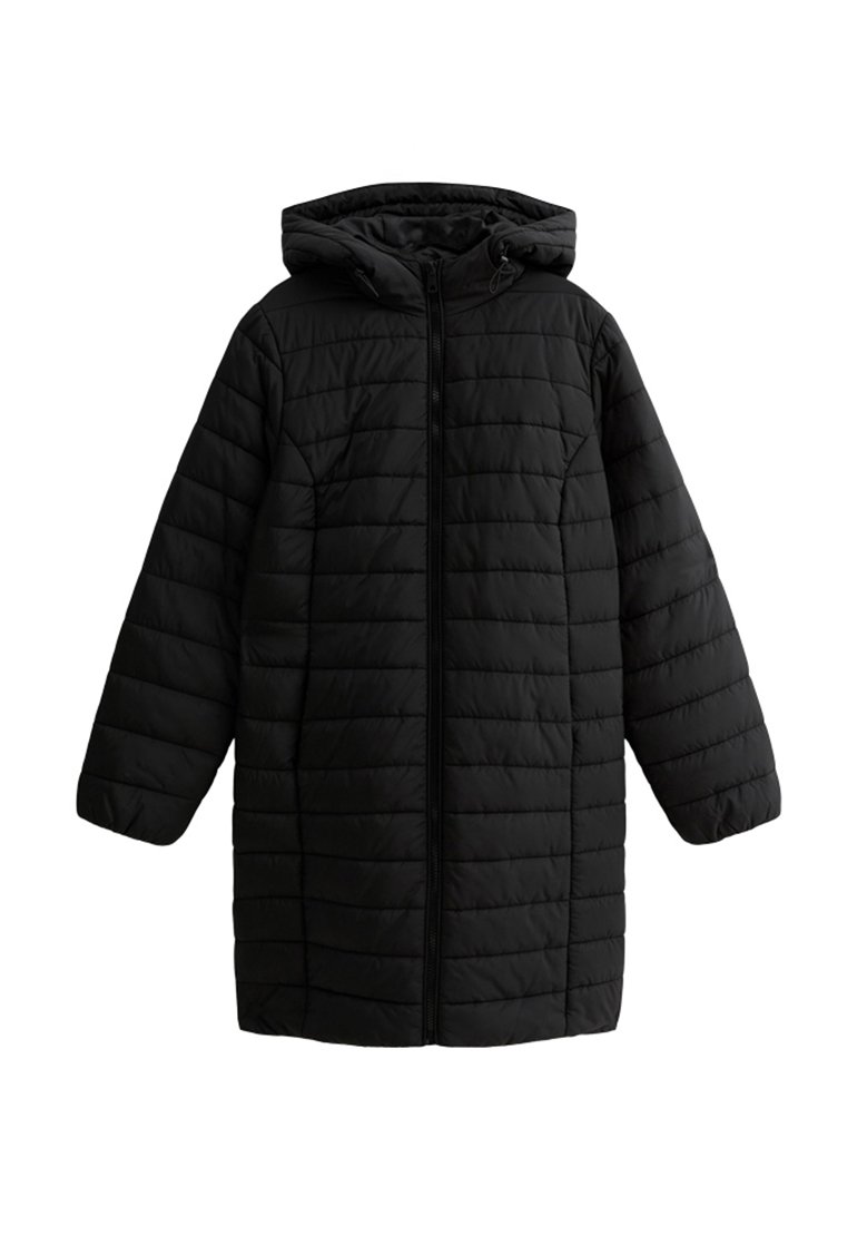 New Look Curves Wintermantel zwart