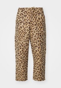 CAMERON LEOPARD TROUSERS UNISEX - Trousers - brown