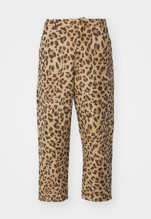 Sister Jane CAMERON LEOPARD TROUSERS UNISEX - Trousers - brown