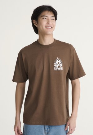 Vans, OFF THE WALL FEVER - T-shirt con stampa - medium brown