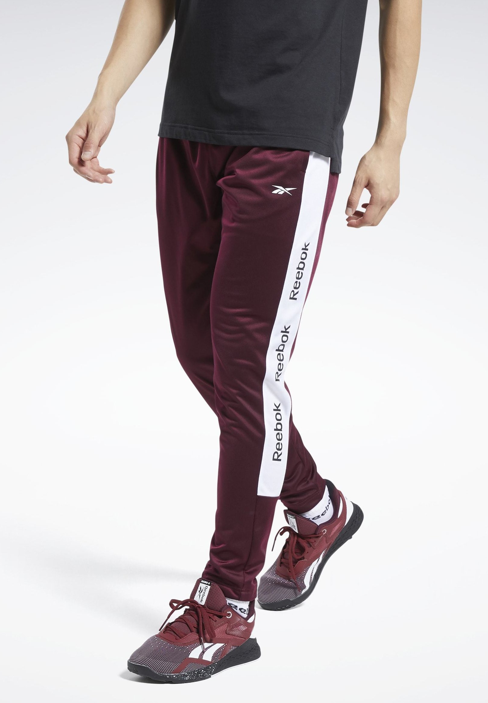 Maroon track pants mens Clearance