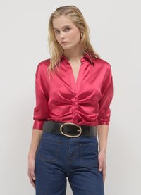 Calliope CROP SIMIL CON ARRICCIO - Camicia - fucsia
