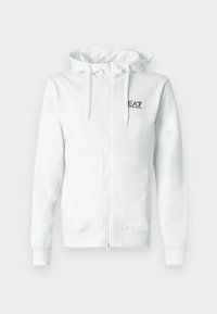 TRAIN CORE HOODIE COFT - Φούτερ με φερμουάρ - sugar/blue