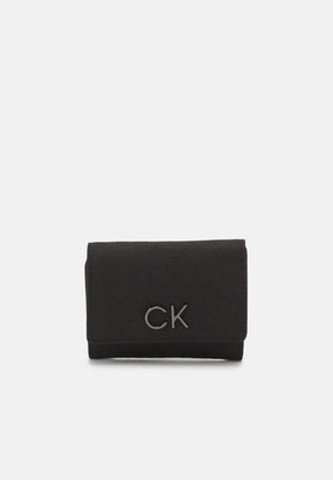 Calvin Klein LOCK TRIFOLD - Geldbörse - black
