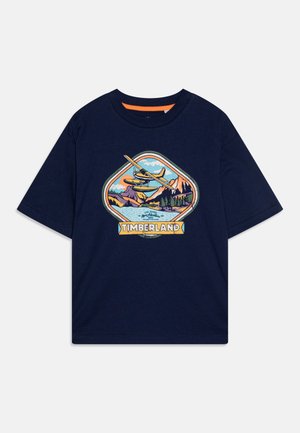 SHORT SLEEVES TEE - Print T-shirt - medieval blue