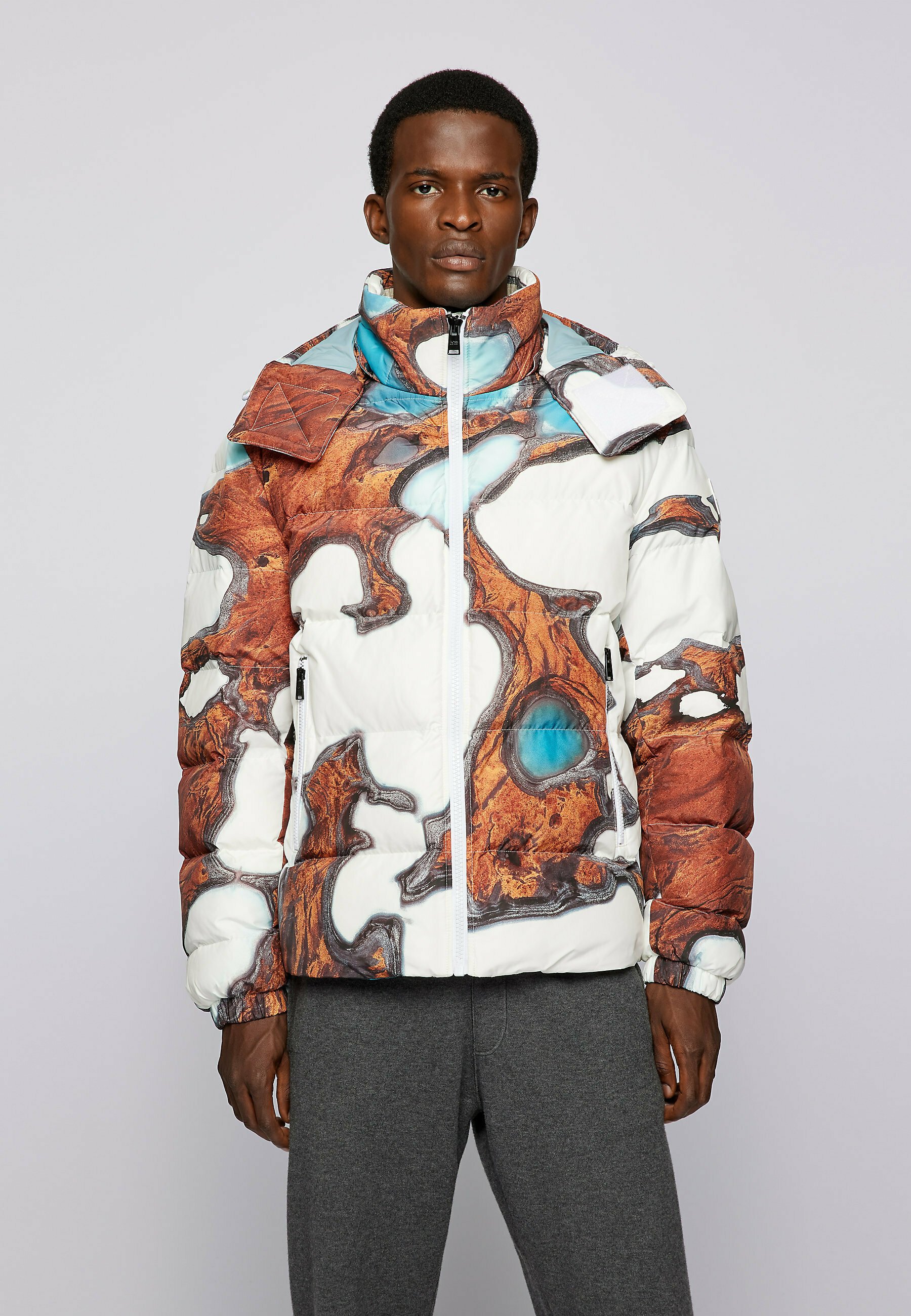 women's short sleeve puffer vest