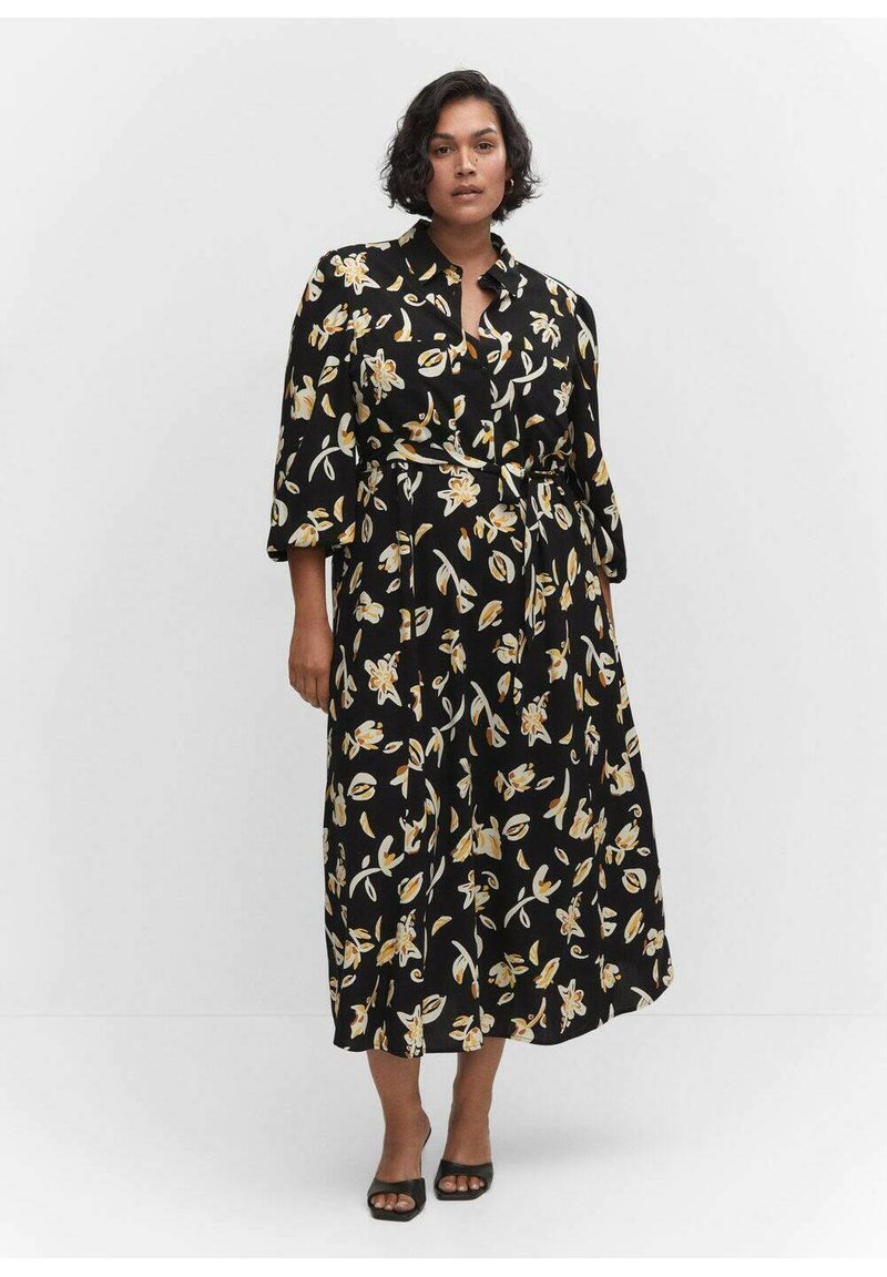 Mango APPLE5 - Shirt dress - black - Zalando