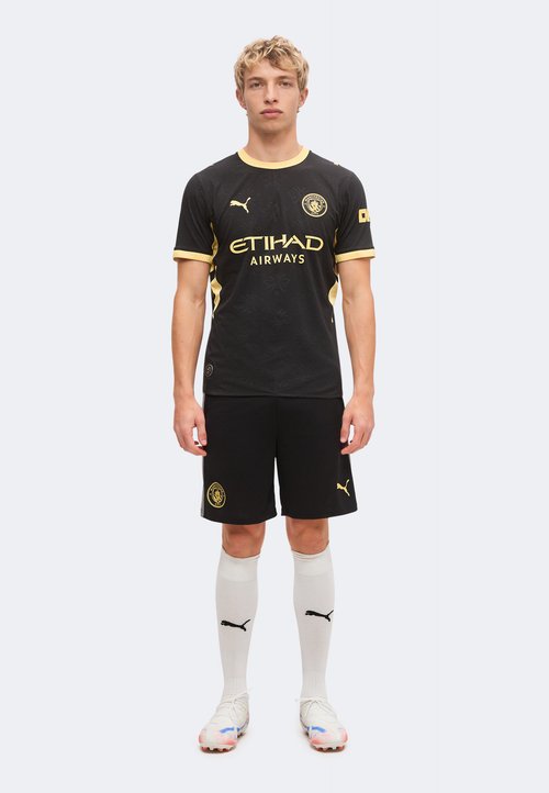 PUMA MANCHESTER CITY FC TRAINING SHORTS W/ POCKETS - Club wear - black/cast iron — photo 2