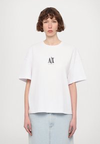 Armani Exchange - T-shirt print - optic white Miniatuurafbeelding 1