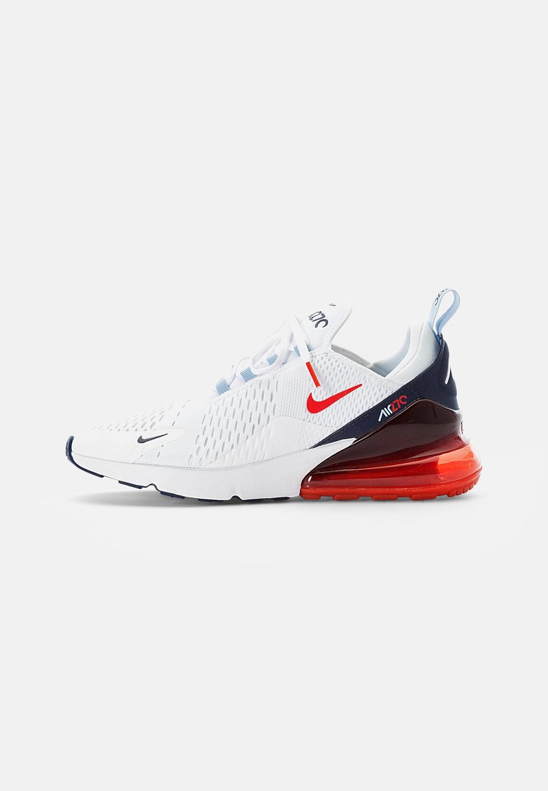 Nike Sportswear AIR MAX - Sneakers - white/chile red-midnight navy-psychic blue-challenge red-mtlc silver
