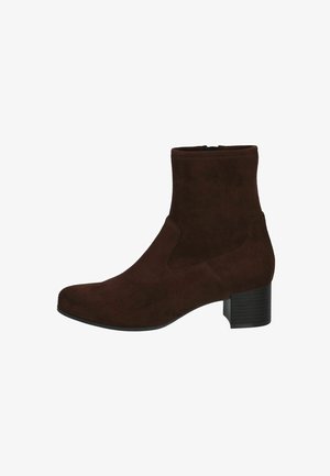Caprice, STIEFELETTE - Stiefelette - dk brn stretch