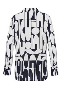 TUZZI Bluse - deep sea  ecru