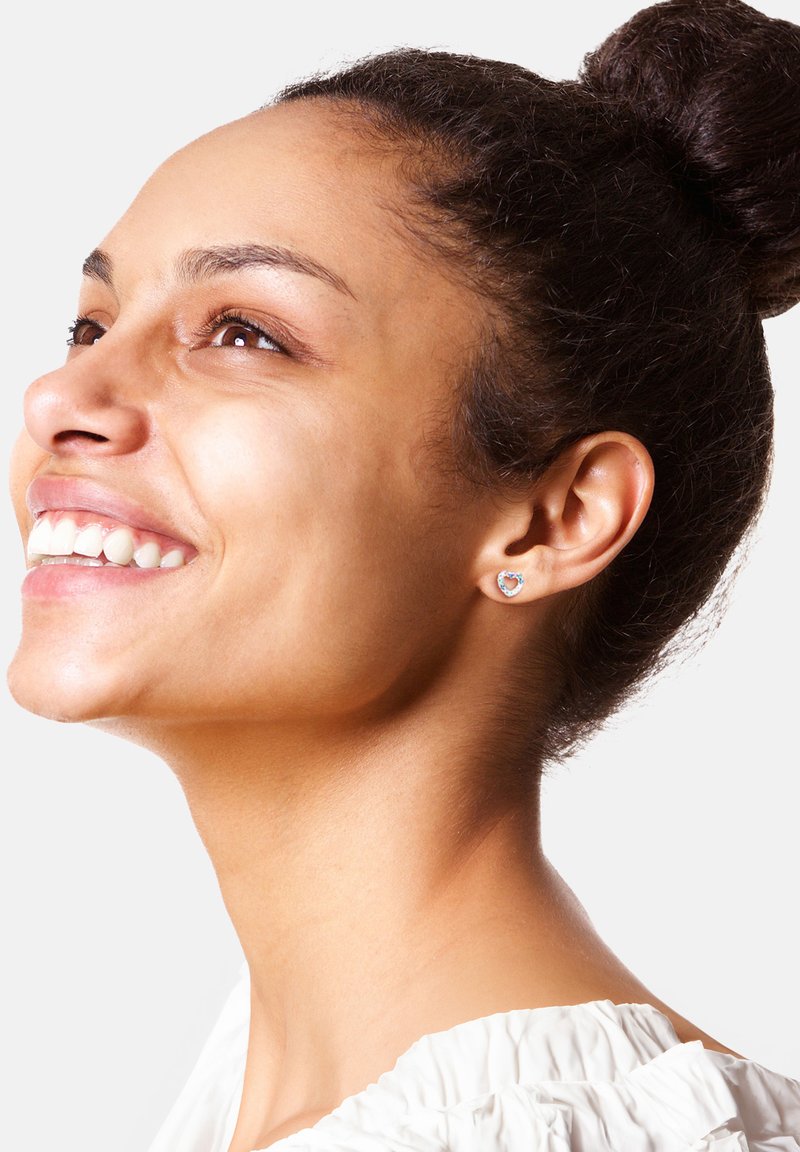 Sofia Milani HEART - Örhänge - silver coloured