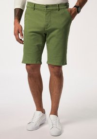 JP1880 - BERMUDA STOMACH FIT STRAIGHT - Shorts - moss green Thumbnail-Bild 1