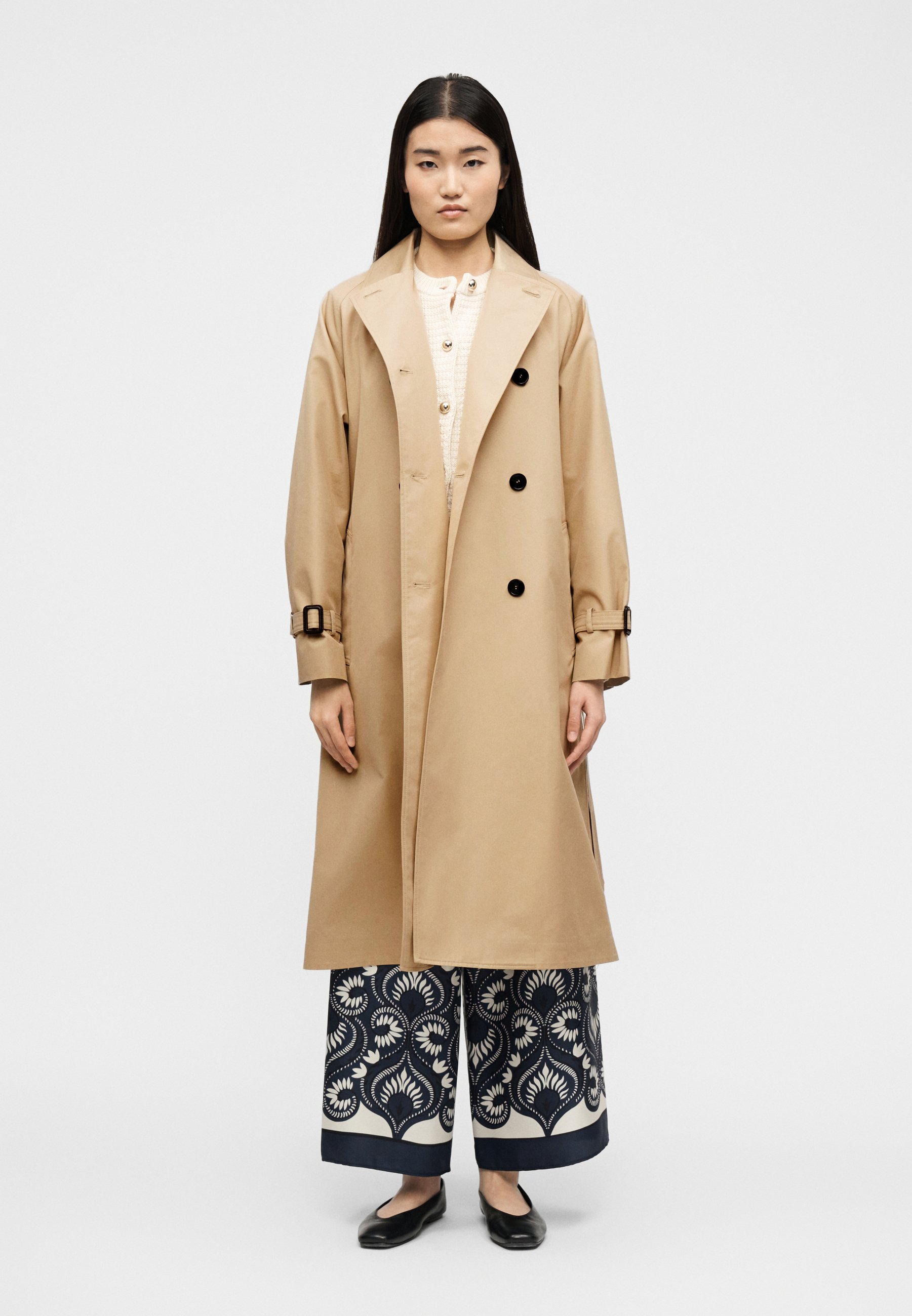 MOSCHINO CAPPOTTO - Trenchcoat - fantasia beige/beige - Zalando.co.uk