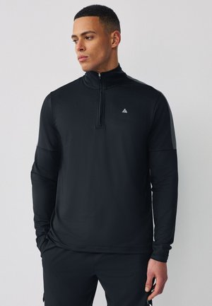 Next, Sweat zippé - black