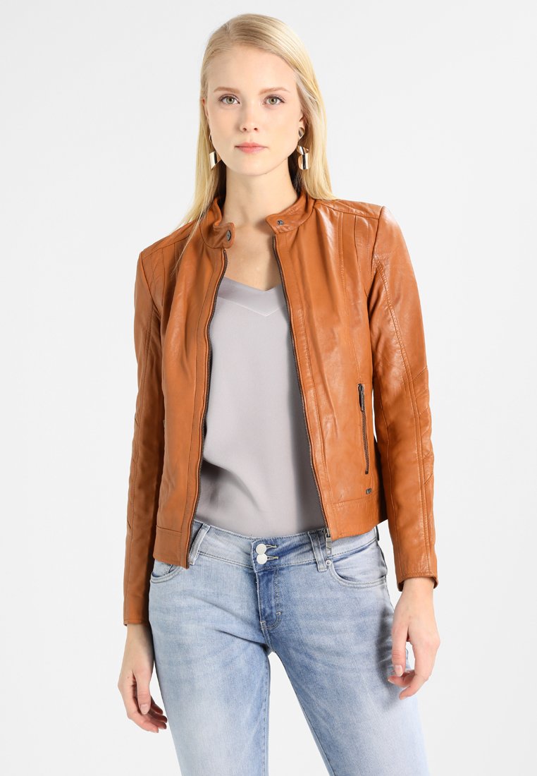 Maze - MARCIE - Lederjacke - cognac, Vergrößern