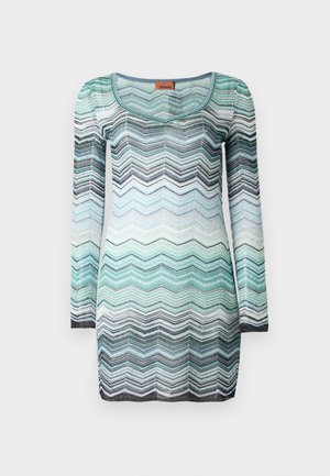 SHORT DRESS - Obleka/pulover - turquoise