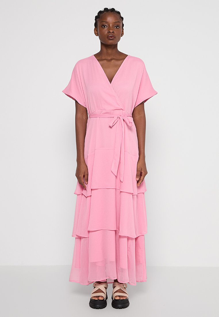 YAS Maxi-jurk donkerroze YAS Maxi-jurk donkerroze