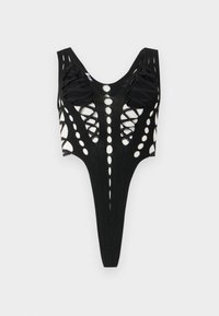 SHIBARI OPEN SIDE LEOTARD - Top - black