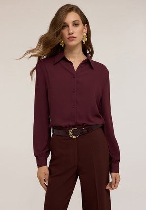 Overhemdblouse - bordeaux