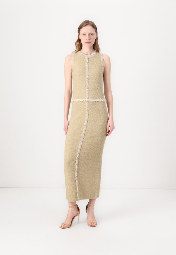 FOVINA - Jumper dress - beige