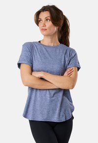 CORE  - T-shirt basic - lt midnight blue melange
