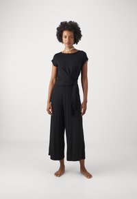 LASCANA OVERALL CULOTTE FRONT TWIST - Paplūdimio reikmuo - schwarz
