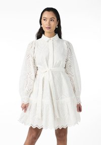 YAS - YASHOLI BELT DRESS  - Marškininė suknelė - star white Miniatiūros vaizdas 1