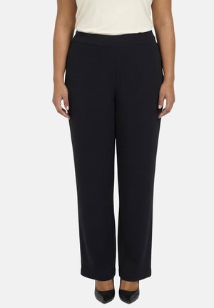 YOEK YOEK DAMEN HOSE FLARE FIT - Bukser - black