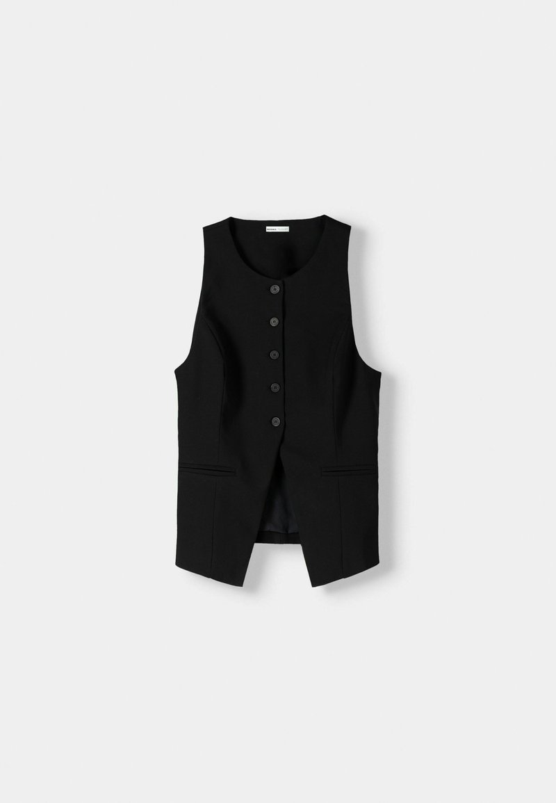 Bershka Bodywarmer zwart Bershka Bodywarmer zwart