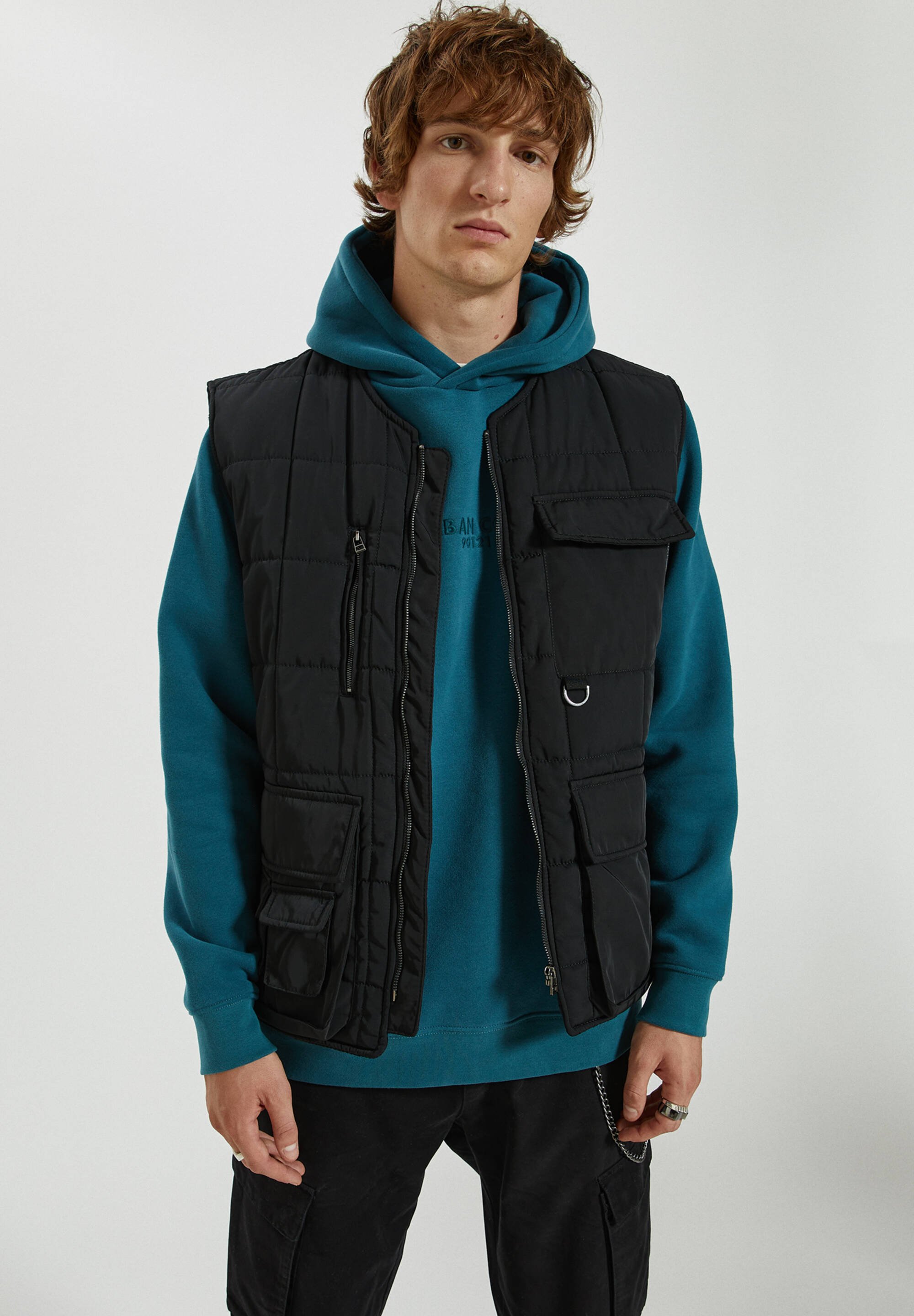 pull and bear veste sans manche