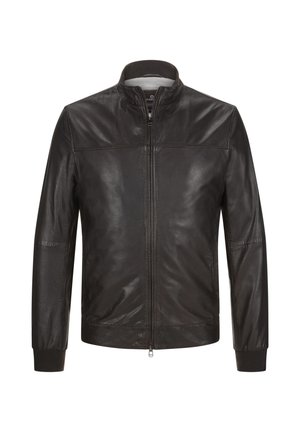 MSGilberto - Lederjacke - dunkelbraun