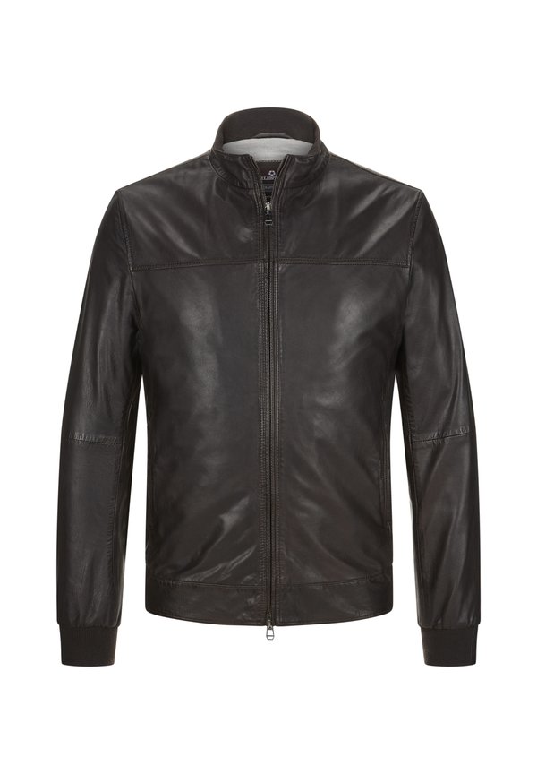 MSGilberto - Lederjacke - dunkelbraun