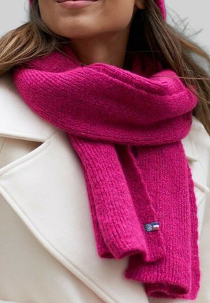 MAISON BONNEFOY, GRIS PAILLETÉ - Écharpe - fuchsia pailleté