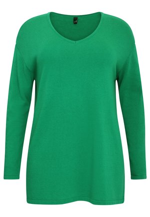YOEK WITH LONG SLEEVES - Strickpullover - green