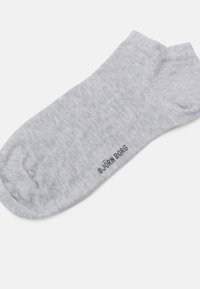 Björn Borg ESSENTIAL STEPS 3 PACK - Socken - black/grey