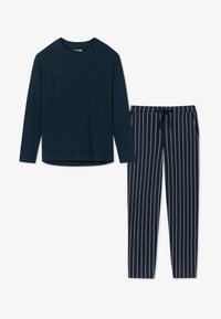 Valgt, blau gestreift   dunkelblau