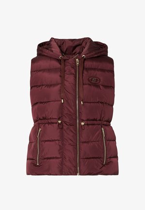 LIU JO, LIU JO SHORT PADDED JACKET - Veste sans manches - bordeaux