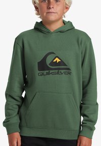 Quiksilver BIG LOGO  - Felpa con cappuccio - frosty spruce