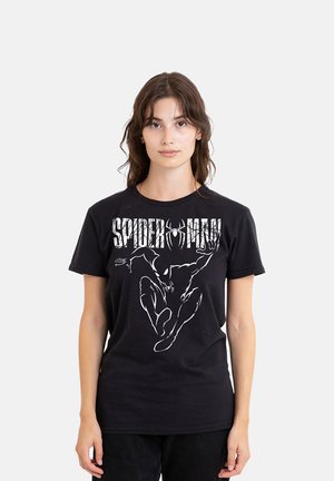 Marvel, SPIDERMAN BRAND NEW DAY SILHOUETTE PARKER - Print T-shirt - black