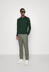 Tommy Hilfiger PIMA ORG CTN CASHMERE CREW NECK - Camisola - hunter
