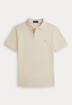 THE ICONIC MESH POLO SHIRT 7-14Y - Pólóing - winter cream